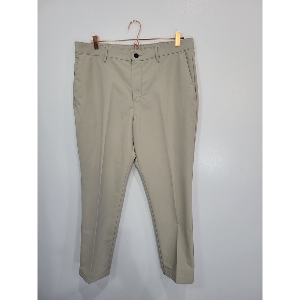 Banana Republic Mens Straight Fit Chino Pants Khaki Beige Size 36x29 Lightweight